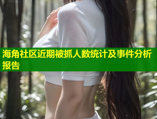 海角社区近期被抓人数统计及事件分析报告