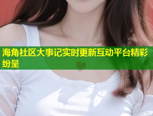 海角社区大事记实时更新互动平台精彩纷呈