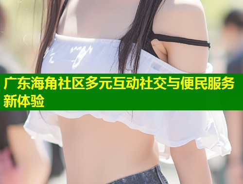 广东海角社区多元互动社交与便民服务新体验  第1张