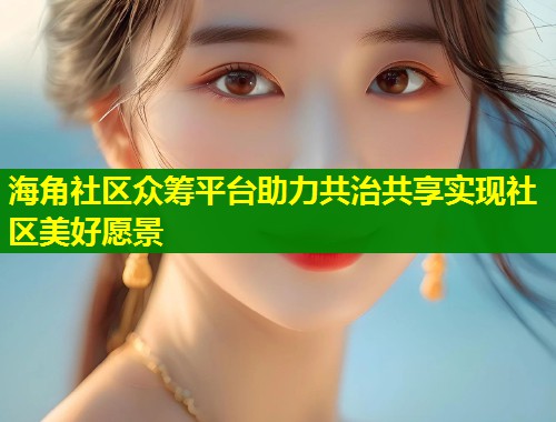 海角社区众筹平台助力共治共享实现社区美好愿景  第2张